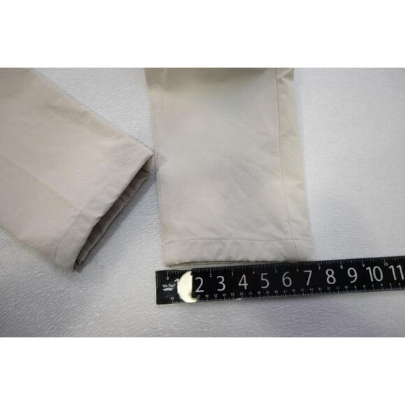 Western Rise Golf Pants Performance Beige Athletic Nylon Stretch Mens Sz 36 x 32 - Picture 3 of 9